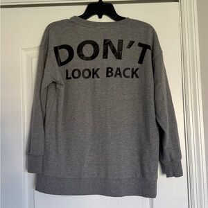 Terranova don’t look back graphic sweatshirt